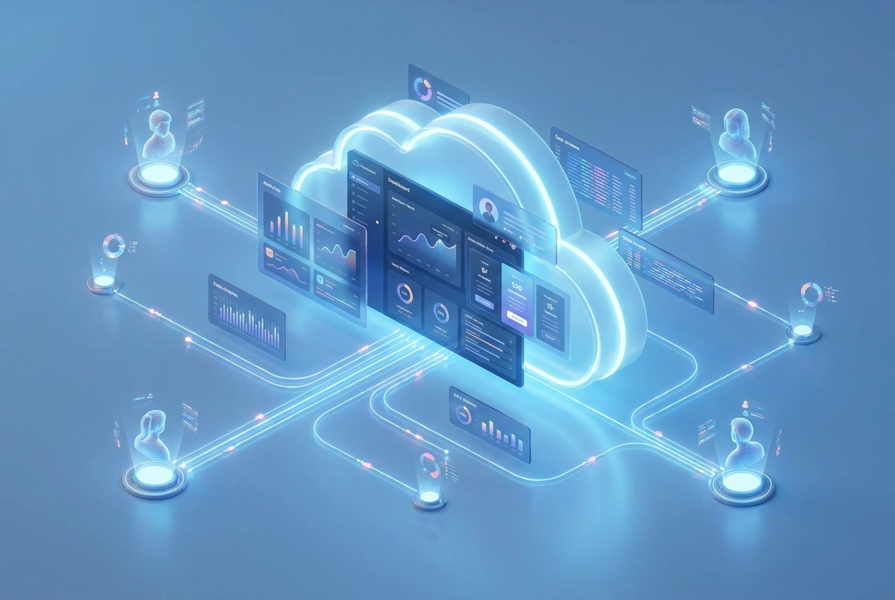 AuraLab SaaS Platform Visualization